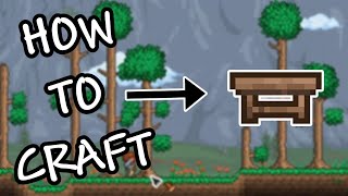 How To Craft The Workbench In Terraria.... Unironic Crafting Tutorial screenshot 1