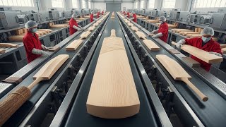 Inside the Cricket Bat Factory – How Willow Wood Becomes Professional Cricket Bats (Full Process)  screenshot 5