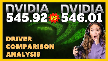 Nvidia Drivers 545.92 vs 546.01 | Driver Comparison Analysis #gtx1650 #nvidia #newdriver