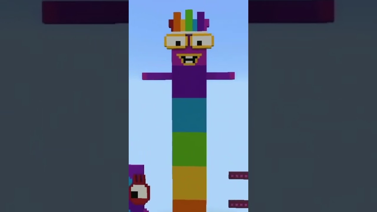 Numberblocks Minecraft Giants 1 to 10