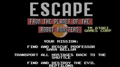 Commodore 64 Music (Escape from the Planet of the Robot Monsters)