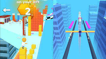 New Satisfying Mobile Games Cube Surfert Roof Rails Android IOS