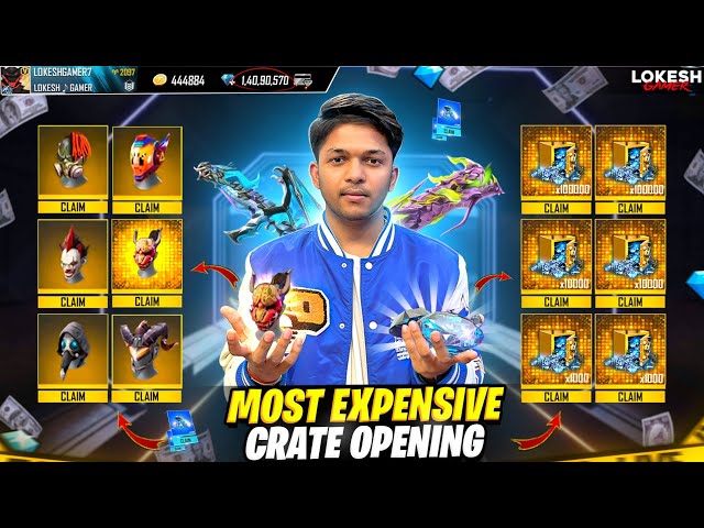 Wasting All Diamond Of Lokesh Gamer💎 Id Hack Prank Global Top 1