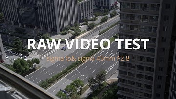 sigma fp raw video test