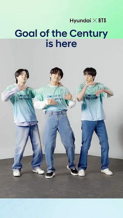 Join the #TeamCentury12 challenge on TikTok and be one of us!  #GoaloftheCentury #HyundaixBTS #BTS