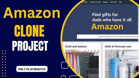 Amazon clone project | create Amazon website using html css.