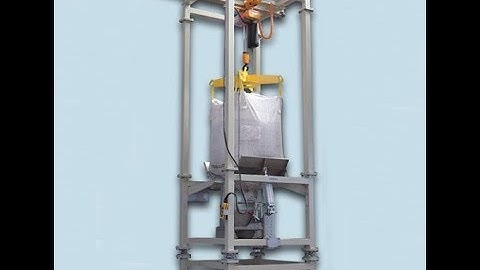 Ton/Jumbo Bags Unloader or Unloading/Unpacking Machine Feeding Station