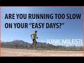 RUN SLOW TO RUN FAST! EASY DAY RUNNING "JUNK MILES?" TRAINING | Sage Canaday