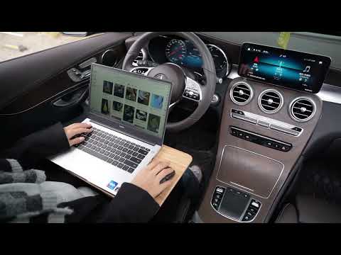 FansDreams Pi Foldable Lap Desk, Laptop Stand and Mat for Car, Bed, Couch, Picnic.