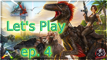 Ark Survival Evolved [ Crystalisles] - Base Building Turns Into Exploring! (ep4)