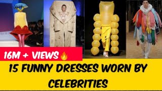 Funny dresses 🤣 worn by celebrities / #shorts / #redcarpet / #funnydress / #funnyclothes / #viral screenshot 3