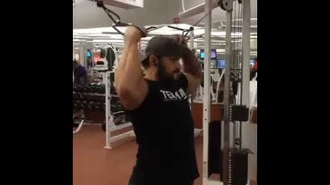 Dumbell Bicep Hammer Curl and High Cable Bicep Curl Super Set