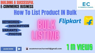 Flipkart Bulk Listing Image link Step by Step | Bulk listing on Flipkart | Flipkart listing Hindi