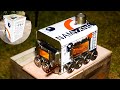 Homemade Camping Wood Stove Experiment - Less Soot Airwash System - MX-Stove Project Part-2