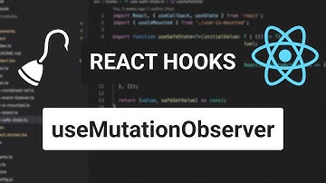 Important aspects when working with DOM in hooks | useMutationObserver