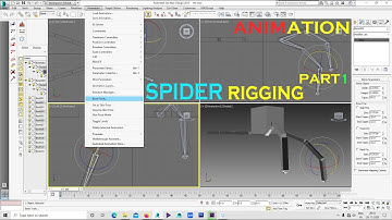3DSMAX : SPIDER RIGGING  PART1