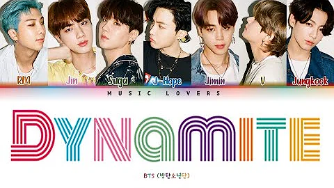 BTS Dynamite Lyrics (방탄소년단 Dynamite 가사) [Color Coded Lyrics/Eng] (Corrected Ver.)