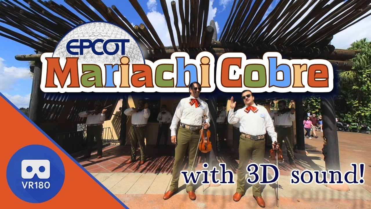 Epcot’s Mariachi Cobre Musicians in 3D | Highest Quality Live Audio