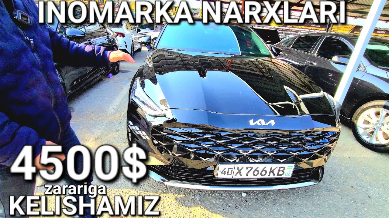 2 fevral Farg'ona moshina bozori inomarka narxlari 2026 KIA K8/K5/BYD/EQUINOX/MALIBU sotib oling