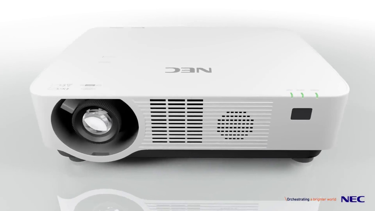 NEC P502HL Large Venue Laser Projector YouTube