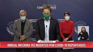 Nuevo Balance: Chile registra 192 nuevos muertos y ocho comunas se suman a la cuarentena