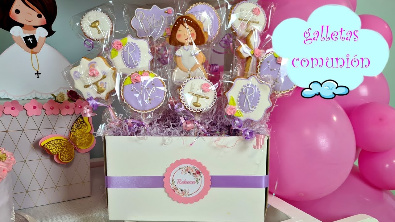 Galletas Comunión Decoradas Con Glasa