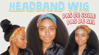 😱 JE TESTE UNE PERRUQUE BANDEAU 🔥 PAS DE COLLE, PAS DE LACE, PAS DE GEL ft SDAMEY HAIR