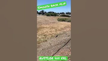 Smooth backflip! Rustler 4x4 VXL