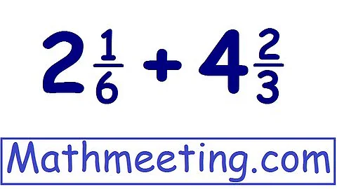 Adding mixed numbers