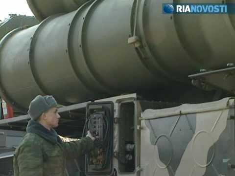 S-400 SA-21 Triumf surface-to-air missile system firing in action Russia Russian army RIA Novosti