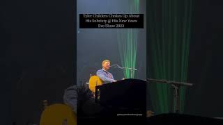 Tyler Childers cries over his sobriety #shorts