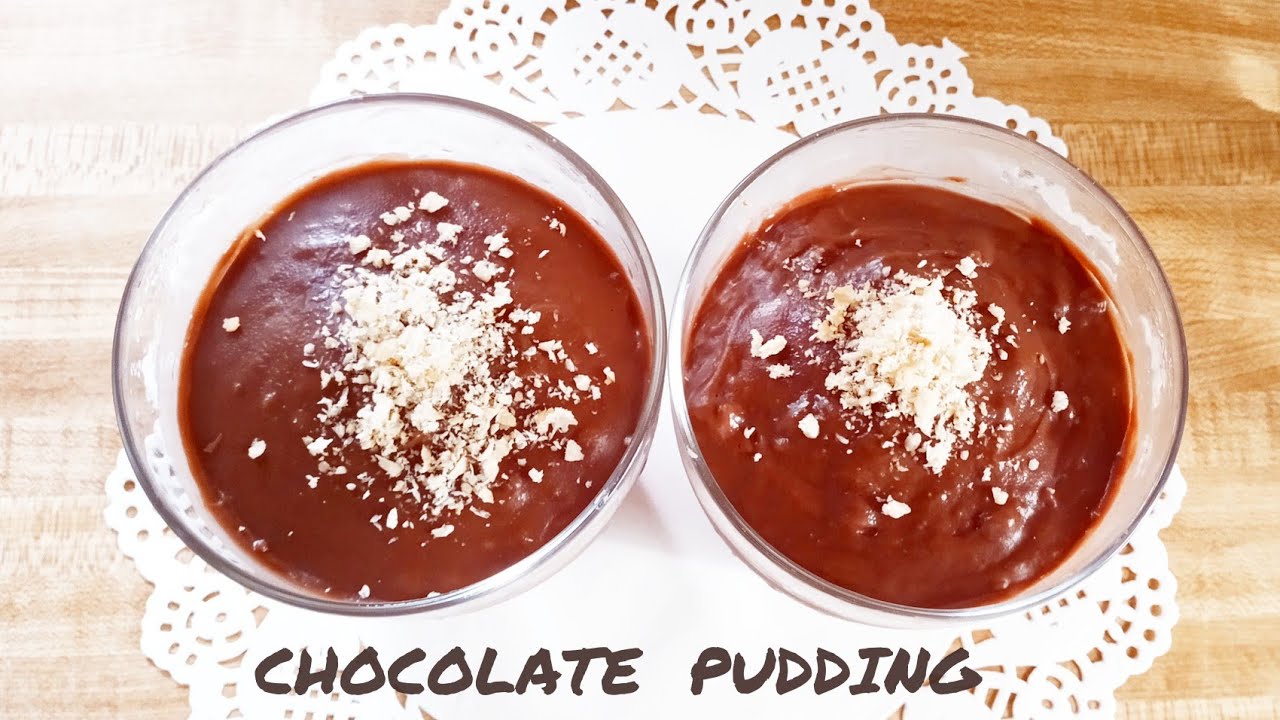 Chocolate Pudding Recipe। How to make Eggless Chocolate Pudding। 15