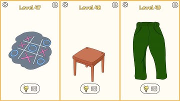 DOP: Draw One Part Level 47 48 49 Walkthrough Solutions