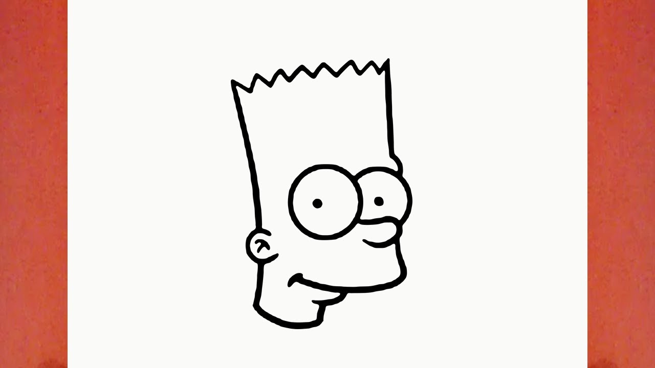 Como desenhar o Bart Simpson #desenhar #comodesenhar #bartsimpson