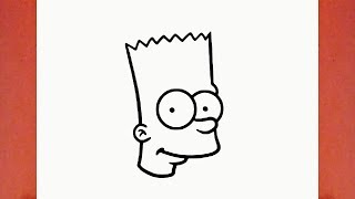 COMO DESENHAR BART SIMPSONS TRISTE - PASSO A PASSO 