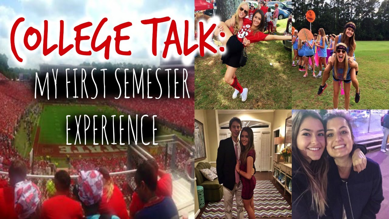 COLLEGE TALK W/ NAT: My First Semester Experience (transitioning, schoolwork, friends, parties) - YouTube