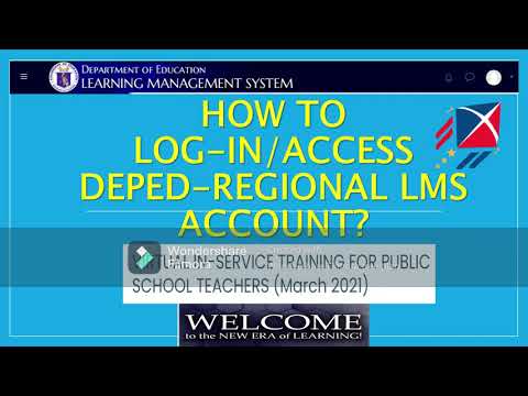 How to Login and ACCESS  DepEd LMS Account in less than 1 MINUTE! - Register Virtual Inset 2021