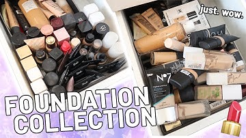 MAKEUP COLLECTION AUGUST 2020 | HUGE FOUNDATION COLLECTION | Luce Stephenson