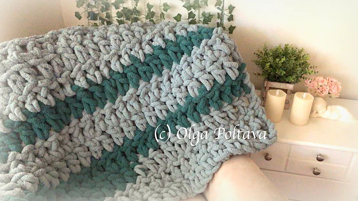 Learn to Crochet a Cozy Jumbo Blanket with Bernat Blanket Big Yarn