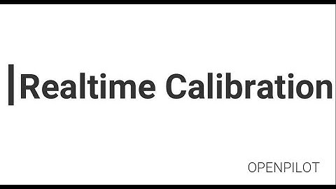 OPENPILOT: Realtime Calibration (Foggy Night)