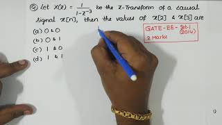 SS: GATE EEE 2014 (2M)-Set 1: Based on Inverse Z-Transform in detail