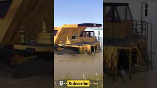 Driving Gaint Dump Truck In Dirty Water Mud Runner Logitech G29