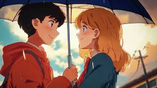 Anime, Couple, Romantic, Rain, Umbrella | Live Wallpaper 4K