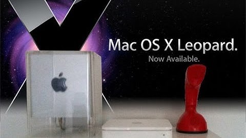 PowerMac G4 - 450Mhz DP - Running OS X Leopard 10.5.8