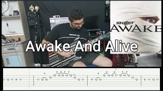 Skillet | Awake And Alive | Guitar Solo + Tabs