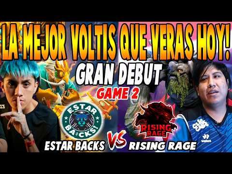ESTAR BACKS vs RISING RAGE [GAME 2] BO3 - GRAN DEBUT "PARKER vs DCMC" - THE INTERNACIONAL 2026DOTA 2
