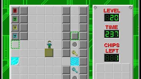 CCLP3 level 20 solution - 223 seconds