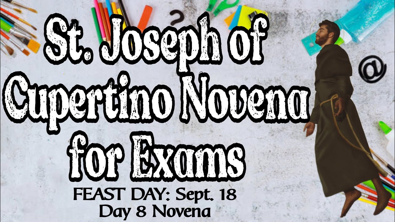 Сильная новена перед экзаменами Святому Иосифу из Купертино: День 8 | Покровитель студентов, экза...