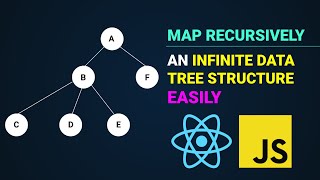 Map Recursively an Infinite Tree Data Structure Easily with JS and React