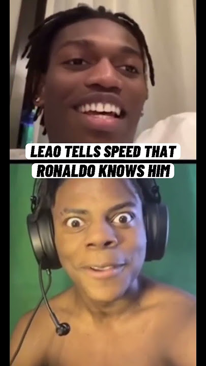 @IShowSpeed Dream come true🥹❤️ W Rafael Leão 🫡 #speed #ishowspeed #ronaldo #footballshorts